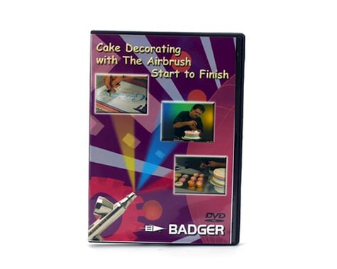 Badger Air-brush Co. Airbrush Cake Decorating Start-to-Finish DVD