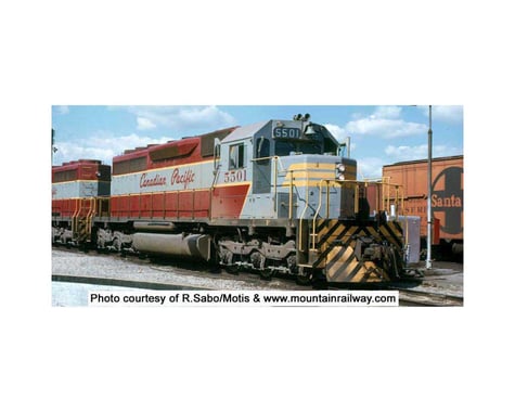 Bowser HO SD40 w DCC & Sound CPR Grey Maroon #5502