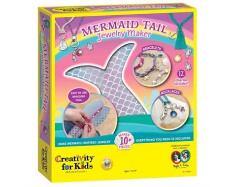 Creativity For Kids Mermaid Tail Jewelry Maker - Create 10+ Jewelry Pieces