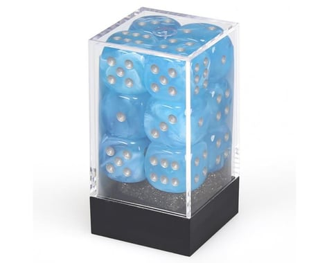 Chessex /  Pacific Games D6 16Mm Dice 10Pc Glow In Dark Sky