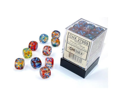 Chessex /  Pacific Games D6 12MM NEBULA PRIMARY 36PK