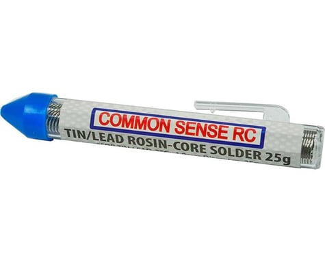 Common Sense RC 60/40 TIN/LEAD ROSIN-CORE SOLDER