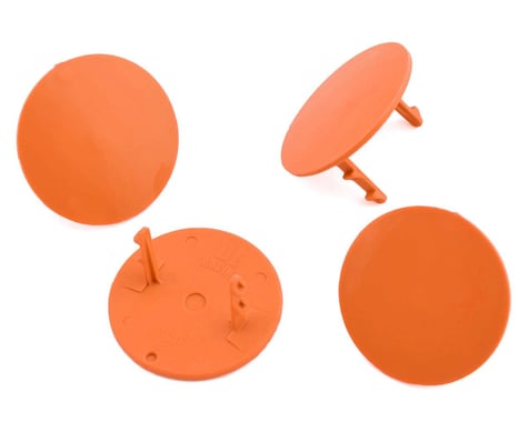 DE Racing Gambler Dirt Oval Mud Plugs (Orange) (4)