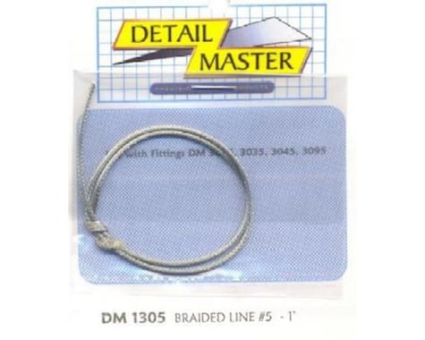 Detail Master 1/24-1/25 Braided Line #5 (.060"/1ft.)