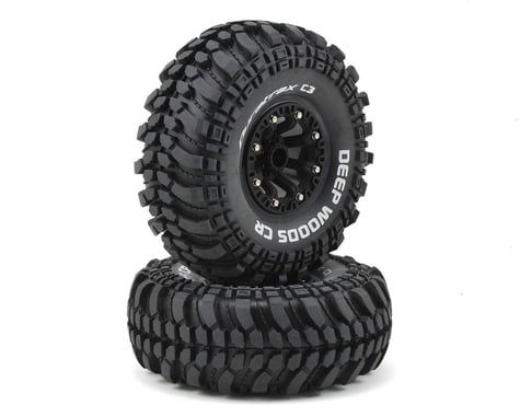 DuraTrax Deep Woods CR 2.2" Pre-Mounted Crawler Tires (2) (Black) (C3 - Super Soft)