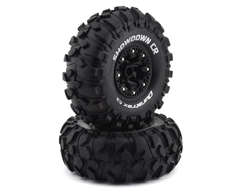 DuraTrax Showdown CR Mounted 2.2" Crawler Black Tires (2) (C3 - Super Soft)