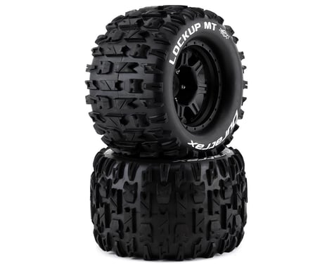 DuraTrax Lockup MT MT Belted 3.8" Pre-Mounted Truck Tires w/17mm Hex (Black) (2)