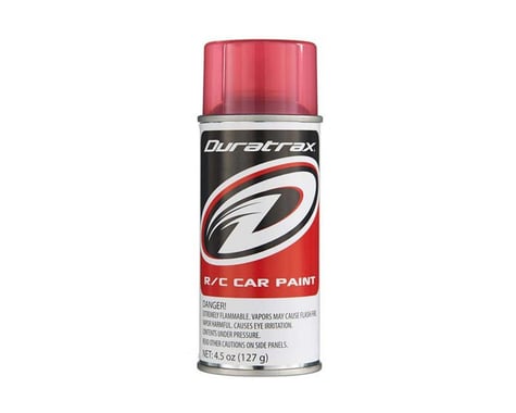 DuraTrax Polycarb Spray, Candy Red, 4.5 oz