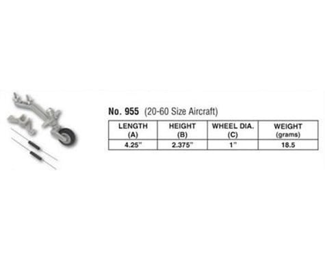 DuBro Semi-Scale Tailwheel System: 20-60