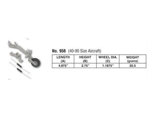 DuBro Semi-Scale Tailwheel System: 40-90