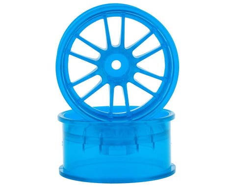 Mikuni Ultimate GL 6-Split Spoke Drift Wheels (Crystal Blue) (2) (5mm Offset)