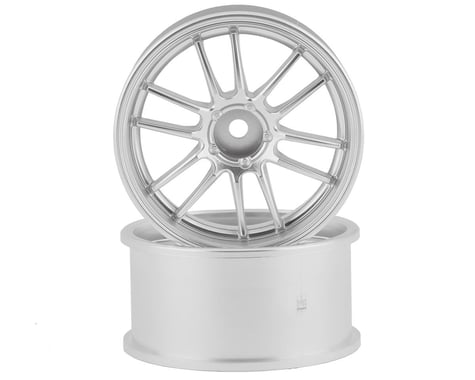 Mikuni Ultimate GL 6-Split Spoke Drift Wheels (Matte Silver) (2) (5mm Offset)