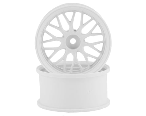 Mikuni Gnosis HS202 Multi-Spoke Drift Wheels (White) (2) (5mm Offset)