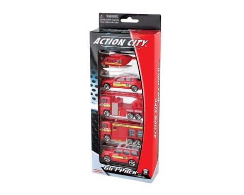 Daron worldwide Trading Fire Dept. 5 Piece Vehicle Gift Pack