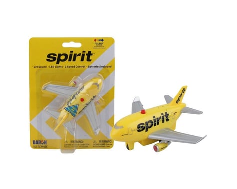 Daron worldwide Trading Spirit Airlines Pullback W/Light Sound