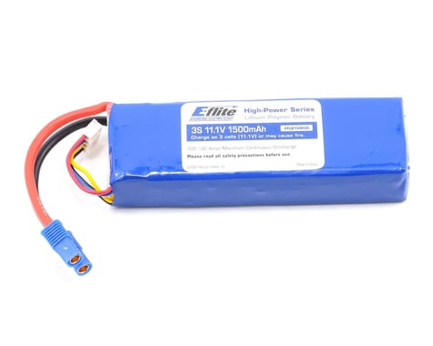 E-flite 3S Li-Poly Battery 20C (11.1V/1500mAh)