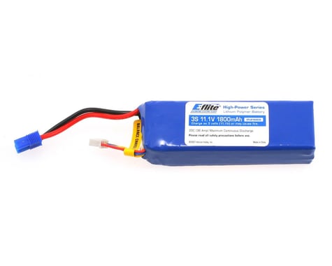 E-flite 3S Li-Poly Battery 20C (11.1V/1800mAh)