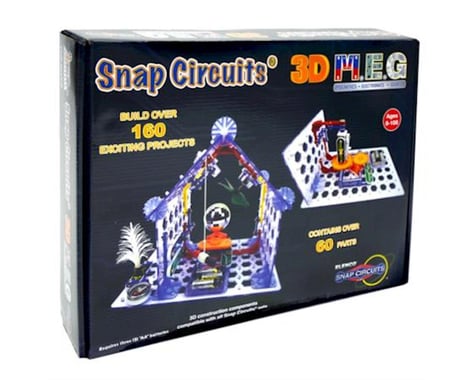 Elenco Electronics Snap Circuits 3D M.E.G. Electronics Discovery Kit