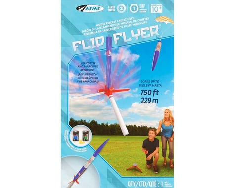 Estes Flip Flyer Model Rocket Launch Set E2X