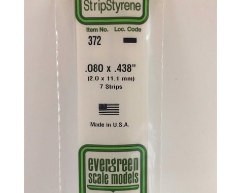 Evergreen Scale Models 24" Strip Pack, .080x.438 (7)