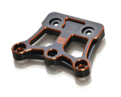 Exotek D819/E819 Aluminum HA Steering Brace Plate (Black/Orange)