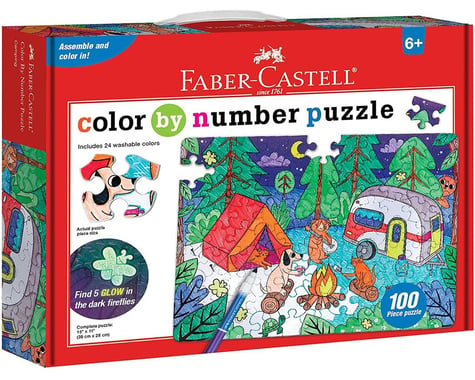 Faber-Castell COLOR BY NUMBER PUZZLE CAMPING