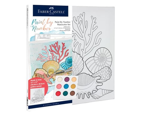 Faber-Castell Watercolor Paint By Number Coastal