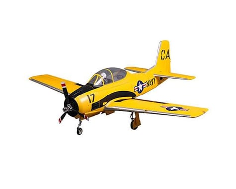FMS T-28D V4 Plug-N-Play Electric Airplane (Yellow) (1400mm)