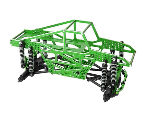 Furitek 1/24 Rampart CNC Machined Monster Truck Full Chassis Kit (Green)