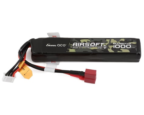 Gens Ace 3S 25C Airsoft LiPo Battery w/Deans Plug (11.1V/1000mAh)
