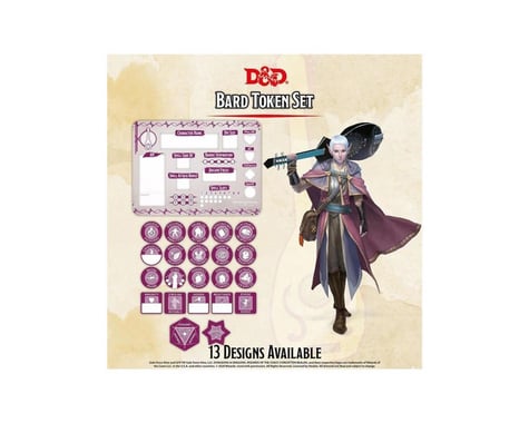 Gale Force 9 D&D Character Tokens Bard 5/20