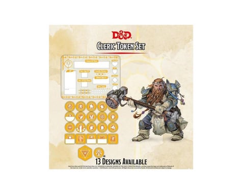 Gale Force 9 D&D Character Tokens Cleric 5/20