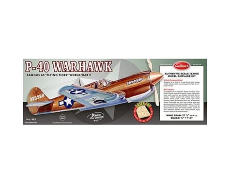 Guillow Curtiss P40 Warhawk Laser Cut