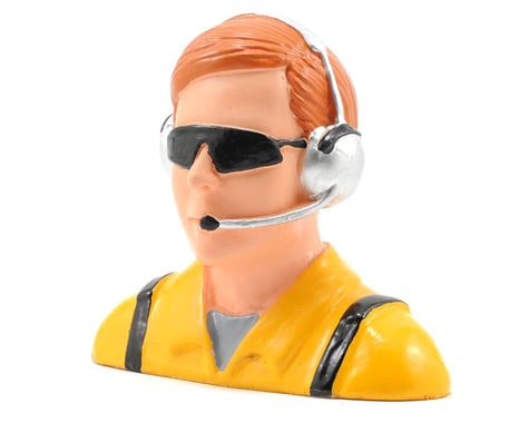 Hangar 9 "Civilian" Pilot Figure w/Headset, Mic & Sunglasses (Yellow) (1/4)