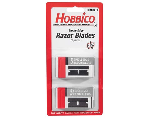 Hobbico  Single Edge Razor Blades 10Pc