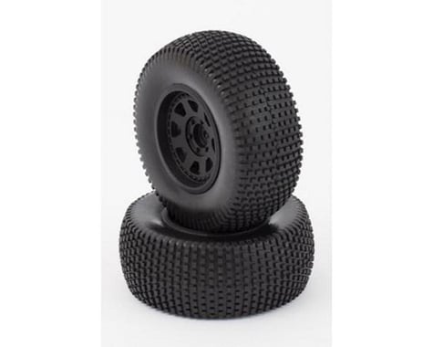 Helion Tires, Mounted, Black Wheel, 24mm-OS