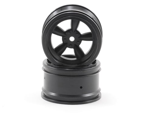 HPI 12mm Hex 31mm Vintage 5-Spoke Wheel (2) (6mm Offset) (Black)