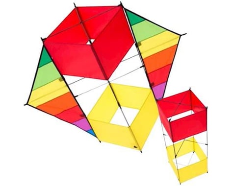 HQ Kites HQK F-Box Beach Rainbow Box Kite