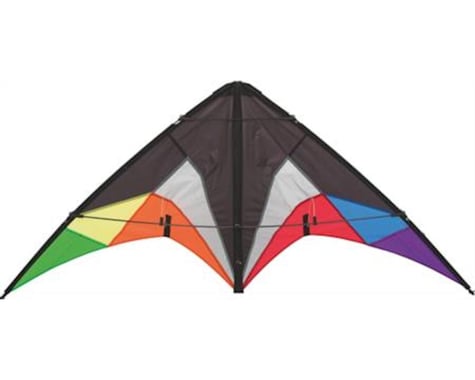 HQ Kites HQ Beach and Fun Sport Kite (Quickstep II Black Rainbow)