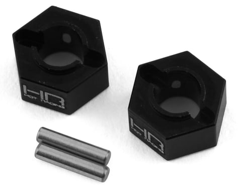 Hot Racing Losi Mini-T 2.0 8mm Aluminum Rear Hex (Black) (2)