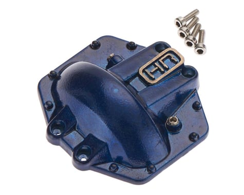Hot Racing Metal Low Profile AR60 Diff Cover Blue Yeti/W