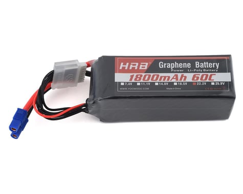 HRB 6S 60C Graphene LiPo Battery (22.2V/1800mAh)