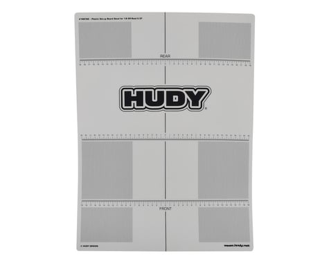Hudy 1/8 Off-Road & GT Plastic Set-Up Board Decal