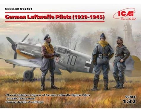 ICM 1/32 WWII German Luftwaffe Pilots 1939-1945 (3)