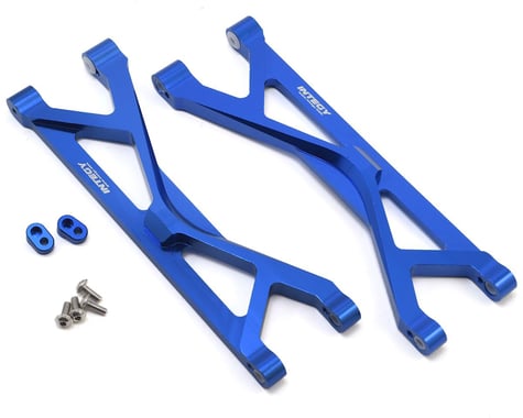 Team Integy Aluminum Traxxas X-Maxx Upper Suspension Arm (Blue) (2)