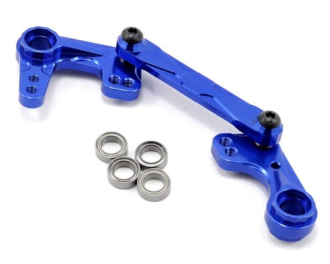 Team Integy Aluminum Steering Bellcrank Set (Blue)