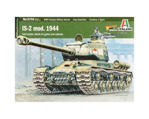 Italeri Models 1/56 Josef Stalin IS-2 Tank - Driver Included