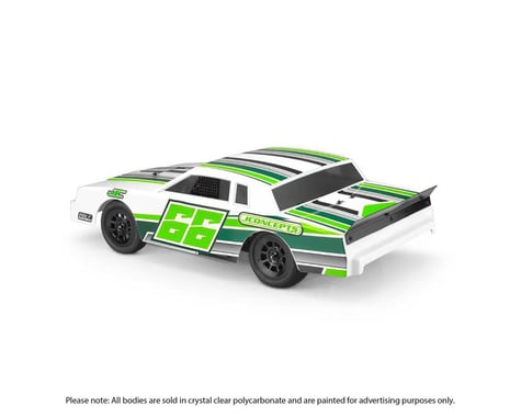 JConcepts 1987 Chevy Monte Carlo Street Stock Dirt Oval Body (Clear)