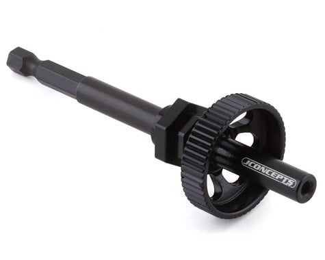 JConcepts Tire Break-In Drill Adaptor Kit (Black)