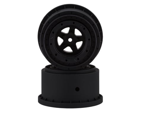JConcepts Starfish Mambo Beadlock Street Eliminator Rear Drag Wheels (Black) (2)